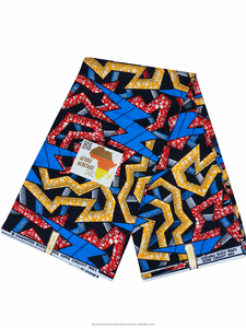 Wholesale Ankara Wax Print African Cotton Textile Fabric for Fashion Dresses Garments Sewing and Clothing - Product Image 3