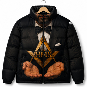 Ropa Masónica Herencia Masónica, Ropa Griega de Fraternidad, Chaqueta Acolchada para Hombre con Estampado por Sublimación Completa OEM - Product Image 1