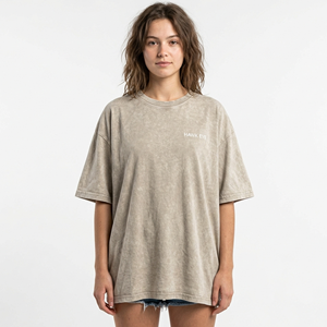 T-shirts amples à manches courtes pour femmes, col rond, décontractés, coupe courte, pour l'été - Product Image 4