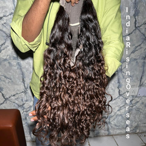 Pelucas de Cabello Humano Indio Real de Calidad Súper Premium 13x4 HD Lace, Gruesas de Raíz a Puntas, Más Vendidas - Product Image 1