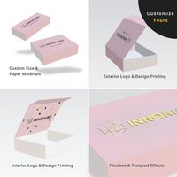 Boîte cadeau rigide magnétique personnalisée avec logo |   Emballage de luxe de style livre pour les marques de vêtements et de perruques