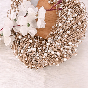 Collier en jute fait main avec perles, style bohème, écologique, superposé, bijou tendance pour femme - Product Image 4