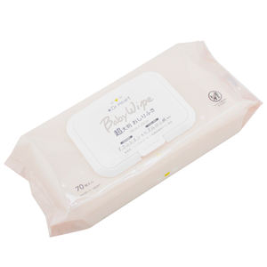 Toallitas Húmedas Extra Grandes Dr.Heart para Bebés con Rayón y Poliéster 18x20cm 361g para el Cuidado de la Piel Hechas en Japón - Product Image 1