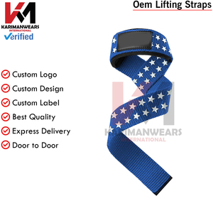 Correas de Levantamiento de Pesas Premium para Hombres y Mujeres, Soporte para Muñecas, para Gimnasio, Levantamiento de Pesas y Powerlifting, Proveedor OEM - Product Image 3