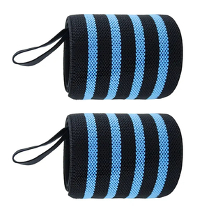 Muñequeras Deportivas Ligeras de Poliéster y Nailon Transpirables para Entrenamiento de Levantamiento de Pesas, Hechas en Pakistán - Product Image 1
