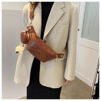 Sac Messager en Cuir PU BAGNEX B4900, Fermeture Éclair, Forme Oreiller, Sac Banane Décontracté, Pochette de Voyage Bandoulière – Vente en Gros