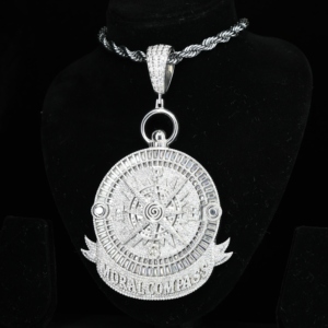 Colgante de Moissanita Totalmente Incrustada con Símbolo de Dólar, Joyería Hip Hop, Engaste de Garra de Oro Personalizado, Plata 925, Hermoso Regalo para Ella - Product Image 2