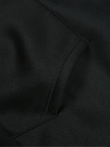 Custom Men's Hooded Sweatshirt 100% Cotton Autumn Logo Text Print Personalized Design Left Sleeve Left Chest Front Pocket Soft - Product Image 6