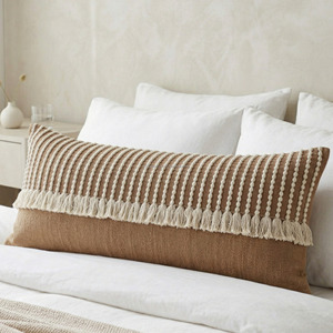 High Quality Woven <b>Pillow</b> Sham Weave Textured Sustainable Soft Cotton Washable <b>Sofa</b> Bed Cushion Cover Custom Made - Product Image 6