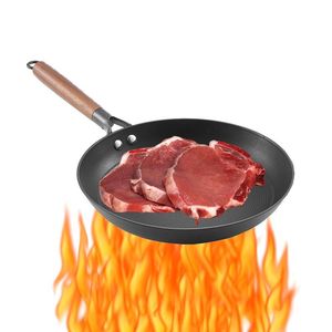 Set di 3 Padelle con Manico in Legno per Cucina - Product Image 1