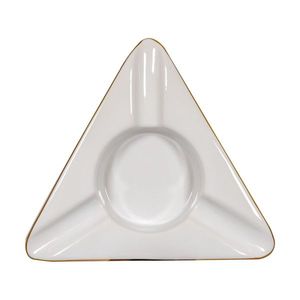 Cendrier carré Trident noir en aluminium sans fumée, style artisanal, moderne, luxueux, durable, résistant à la chaleur, porte-cigares - Product Image 2