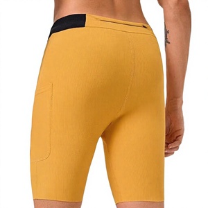 <b>Men</b> Sports <b>Compression</b> <b>Shorts</b> Cargo <b>Shorts</b> Knitted Worsted Polyester/Cotton Solid Gym Active Cycling Running Tight OEM Service - Product Image 2