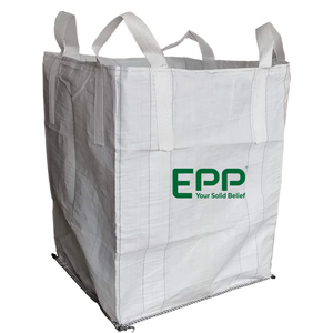 ถุงบรรจุภัณฑ์ FIBC ขนาดใหญ่ 2 ตัน ผลิตจากโรงงานเวียดนาม ทำจากโพลีโพรพิลีน 100% ทอแบบกันความชื้น ป้องกันรังสียูวี พร้อมซิปด้านบน สำหรับการเกษตร - Product Image 3