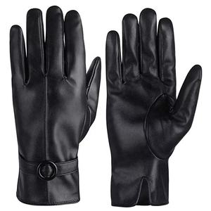 Sheep Leather Ladies Fashion <b>Gloves</b> / Ladies Dressing <b>Gloves</b> Dressing <b>Long</b> Pu Leather <b>Gloves</b> for Women - Product Image 1