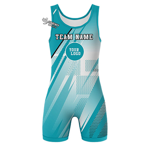 Custom Adult Men's Wrestling Singlets T-<b>Shirts</b> Uniform Front Logo Breathable Spandex/<b>Polyester</b> Heat-Transfer Printed 260g OEM - Product Image 2