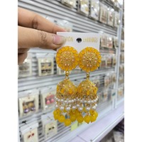 Christian Fine Jewelry Boucles d'oreilles de l'Inde Ethnique Egypte Bijoux indiens pour femmes Boucles d'oreilles classiques Bohème Jhumka Boucles d'oreilles
