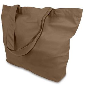 Bolsas de lona gruesa lisas, portátiles, al por mayor, de algodón, estilo indio, para compras, de hombro, para playa, para almacenamiento de ropa - Product Image 4