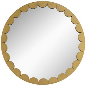 Modern Gold Chain Link Wall <b>Mirror</b> Luxury Decorative Round Metal <b>Frame</b> <b>Mirror</b> for Living Room Bedroom & Bathroom Decor - Product Image 5