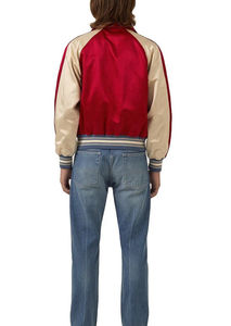Satin Baseball <b>Jacket</b> Bomber Varsity <b>Jacket</b> with Filling OEM Design Serviced Men's <b>Jackets</b> - Product Image 6