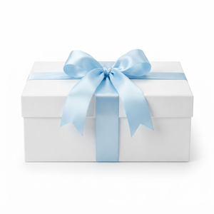 Cinta de Satén Azul Bebé de 25mm, de una Sola Cara, OEM, 5 Rollos x 8 Metros, para Decoración de Baby Shower, Cuarto de Bebé, Primer Cumpleaños, Venta al Por Mayor - Product Image 1