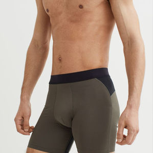 Calzoncillos bóxer de cintura media para hombre, ecológicos, antibacterianos, de algodón elástico suave, ropa interior transpirable con estampado serigráfico - Product Image 1