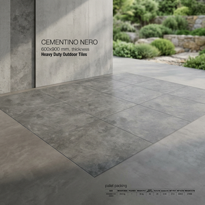 Carreaux de sol en céramique de grès lourd en porcelaine antidérapante de 20 mm, de grande taille, pour piscine, 600x600, 30x60, 60x90, fabriqués en Chine, bon marché - Product Image 2