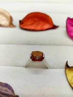 Bague en Quartz Jaune Céleste Élégante, Bijou en Cristal et Pierre Précieuse, Cadeau pour Femmes et Filles, Bague de Fiançailles Unique et Tendance