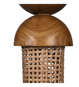 Wholesale rattan pendant <b>light</b> custom woven bamboo hanging lamp manufacturer offers bulk nordic cylinder <b>ceiling</b> fixtures OEM - Product Image 5