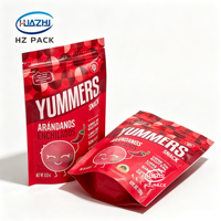 Sachet d'emballage refermable imprimé par gravure pour noix de cajou, graines de tournesol, sachet à fermeture éclair vertical pour chips et snacks, emballage sans BPA