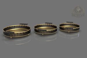 ถาดเสิร์ฟและจานตกแต่งสแตนเลสชุบทองขัดเงาแบบกำหนดเองได้ หรูหรา เป็นมิตรกับสิ่งแวดล้อม เหมาะเป็นของขวัญทางธุรกิจ - Product Image 4