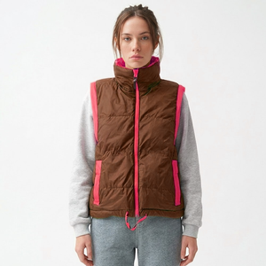 Customized Vest for Winter Puffer With Zipper <b>Plus</b> <b>Size</b> <b>Jacket</b> Windproof and Warm Bubble Vest <b>Jacket</b> - Product Image 4