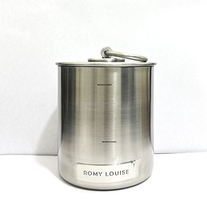 Wholesale Modern Luxury Large 16 oz Unique <b>Empty</b> Christmas Candle <b>Jars</b> Lid Brushed Finish Custom Logo Handmade Durable Brass - Product Image 5