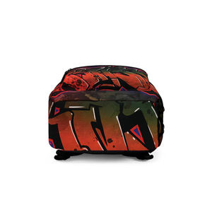 Sac à dos élégant et tendance personnalisable par sublimation, 21L, taille ajustable, plusieurs poches, tissu en coton léger, pour étudiants - Product Image 5