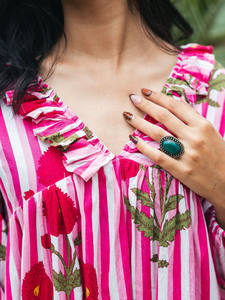 ชุดเดรสยาวแบบมิดิและแม็กซี่คุณภาพเยี่ยม ดีไซน์สวยงามสำหรับใส่ไปงานปาร์ตี้ริมชายหาด  ชุดสำหรับฤดูร้อนและฤดูใบไม้ผลิ  ลายพิมพ์สวยงาม ปี 2026 - Product Image 3