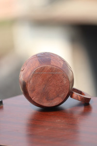 Corne à boire viking artisanale antique, mug à bière en bois naturel, cadeaux d'affaires classiques, style nautique, thème animal - Product Image 4