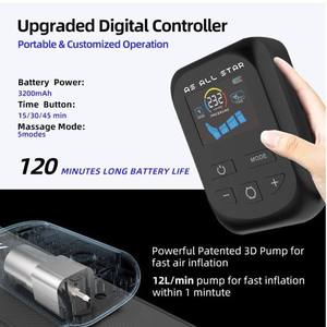 Masajeador de Pies y Piernas con Presión de Aire, Tamaño Ajustable, Recargable por USB, CE OEM ODM AS ALL STAR - Product Image 2