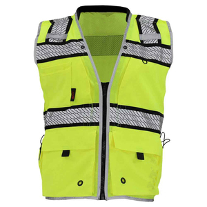 Chaleco Reflectante de Alta Visibilidad OEM, Ropa de Trabajo de Seguridad para Seguridad Vial y Uso Industrial, Logotipo Personalizado Disponible - Product Image 3