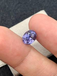 Piedra Preciosa de Espinela Violeta con Cambio de Color Raro, Corte Ovalado, Alta Claridad, Piedra Suelta para Joyería, Anillo, Colgante, Cristal - Product Image 6