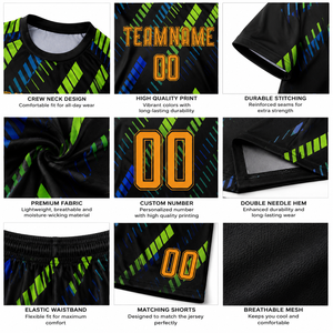 Uniforme de fútbol sublimado personalizado hecho en Pakistán, conjunto de camiseta y pantalones cortos de fútbol 100% poliéster. - Product Image 5