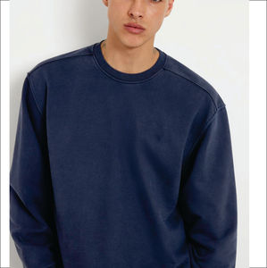 High Quality 100% Cotton Oversized <b>Men</b>’s Sweatshirt Custom Embroidered Logo Baggy Streetwear <b>Pullover</b> <b>Men</b>’s Sweatshirt - Product Image 4