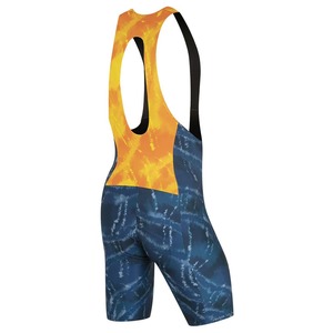Cuissard de cyclisme ajusté pour homme en Spandex et Polyester, séchage rapide, imprimé bleu-orange, pour adulte, longueur courte - Product Image 6