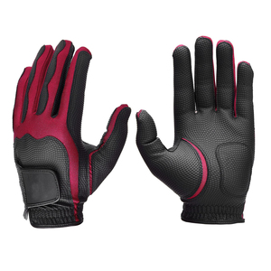 Gants de golf personnalisables pour hommes et femmes, à carreaux, respirants, résistants à l'abrasion, protection sportive, antidérapants, en cuir PU - Product Image 1