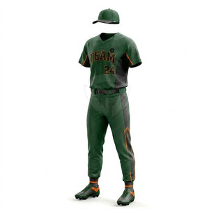 Ensemble d'uniformes de baseball haute performance Tissu léger et respirant Look élégant Parfait pour l'entraînement, les matchs et l'uniforme d'équipe - Product Image 3