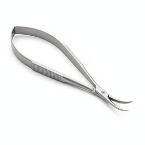 Ciseaux à ressort multifonctionnels en acier pour la beauté, lames tranchantes en acier inoxydable, droits, durables, réutilisables, pour droitiers, pour le nail art - Product Image 3