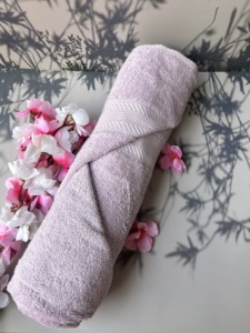 Antimicrobial Woven Terry Cotton Solid Color Adult Bath Towel - Product Image 5