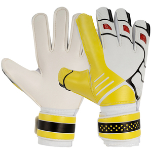 Football Goalkeeper Gloves Full <b>Finger</b> PU Leather Non Slip Breathable Adjustable Wrist <b>Strap</b> Hook Loop Closure Unisex Silicone - Product Image 2