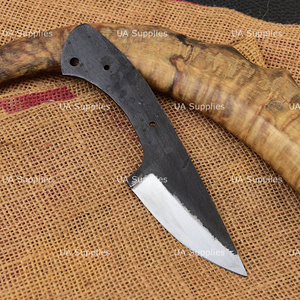 Lames de couteau de camping personnalisées OEM ODM DIY, lames vierges personnalisables, lames artisanales en acier à haute teneur en carbone, couteaux tactiques de survie en gros - Product Image 2