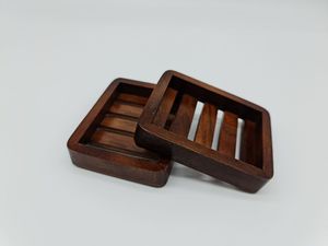 Eco-Friendly Rectangular Wooden Soap Dishes - Product Image 6