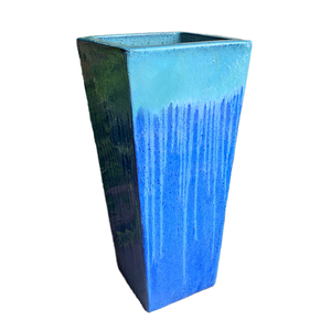 Maceta de cerámica rústica moderna, jarrón para el jardín del hogar, jardineras decorativas para exteriores, maceta de bonsái para guardería privada personalizada - Product Image 1