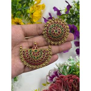 <b>Indian</b> Ethnic Artificial Jewellery Madhavi Traditional <b>Hair</b> Fork - Product Image 2